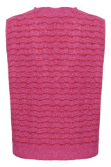 Culture Amera Julietta Waistcoat - Pink/Red
