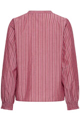 Pulz Drine Blouse - Rumba Red