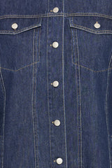 Pulz Darlene Dress - Dark Blue Denim