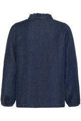 Culture Ilsa Shirt - Dark Blue Wash
