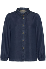 Culture Ilsa Shirt - Dark Blue Wash