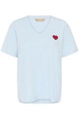 Culture Liba Gith T-shite - Cashmere Blue