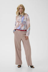 Culture Cæcilie Pants - Aple Mauve Pinstr