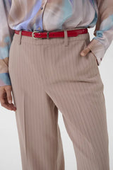 Culture Cæcilie Pants - Aple Mauve Pinstr