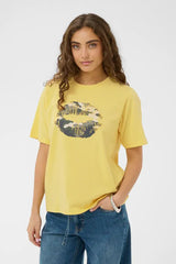 Culture Dorit Gith T-shirt - Lemon Meringue