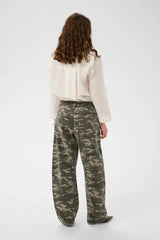 Culture Camilja Barrel Pants - Camouflage