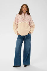 Culture Aiko Catina Teddy Jacket - Whitecap