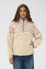 Culture Aiko Catina Teddy Jacket - Whitecap