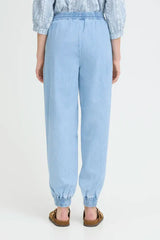 Pulz Brooklyn Pant - Light Blue Denim