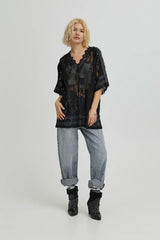 Ball Fine Lace OZ Tee - Black