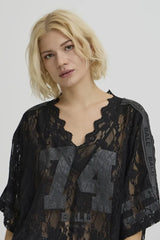 Ball Fine Lace OZ Tee - Black
