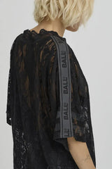 Ball Fine Lace OZ Tee - Black