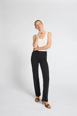 Pulz Karolina HW Jeans Straight Leg - Black