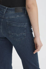 Pulz Karolina HW Jeans Straight Leg - Dark Blue