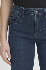 Pulz Karolina HW Jeans Straight Leg - Dark Blue