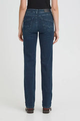 Pulz Karolina HW Jeans Straight Leg - Dark Blue