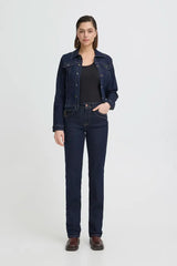 Pulz Karolina HW Jeans Straight Leg - Un-Washed