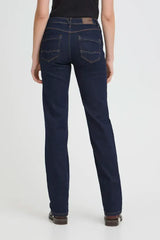 Pulz Karolina HW Jeans Straight Leg - Un-Washed