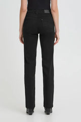 Pulz Karolina HW Jeans Straight Leg - Black