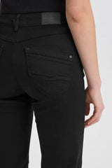 Pulz Karolina HW Jeans Straight Leg - Black