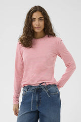 Culture Kiddy LS Oneck - Begonia Pink/White