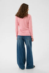 Culture Kiddy LS Oneck - Begonia Pink/White