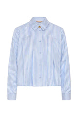 Culture Manga Shirt - Blue/White Stripe