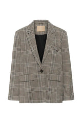 Culture Birsen Blazer - Black Check