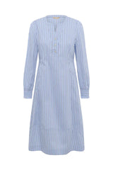 Culture Art Dress - Blue Stripe
