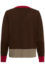 Culture Clare Annemarie Cardigan - Coffee Bean Mel