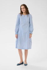 Culture Art Dress - Blue Stripe