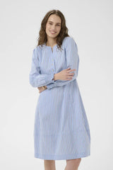 Culture Art Dress - Blue Stripe