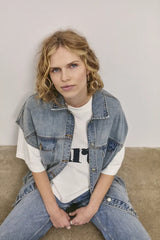 Pulz Dalia T-shirt - Cloud Dancer