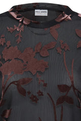 Pulz Felina LS T-Shirt - Black Beauty