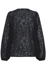 Pulz Fiona Blouse - Black Beauty