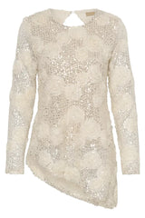 Culture Susan LS Blouse - Whitecap