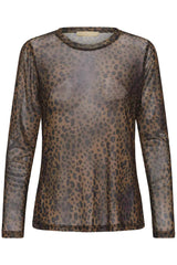 Culture Ashley Blouse - Brown Leo