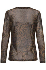Culture Ashley Blouse - Brown Leo