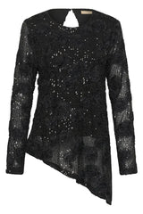 Culture Susan LS Blouse - Black