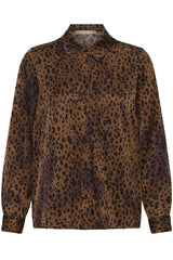 Culture Naomi Berna Shirt - Brown Leo