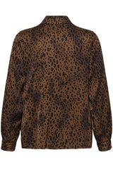 Culture Naomi Berna Shirt - Brown Leo