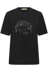 Culture Bree Gith Sequin T-shirt - Meteorite