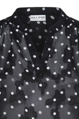 Pulz Finja Blouse - Black Beauty
