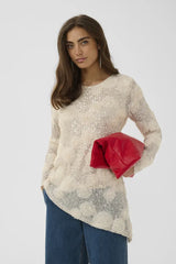 Culture Susan LS Blouse - Whitecap