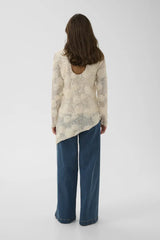 Culture Susan LS Blouse - Whitecap