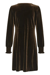 Culture Channa Zoe Dress - Coffee Bean