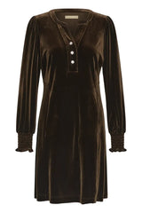 Culture Channa Zoe Dress - Coffee Bean
