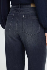 Pulz Dinna Jeans Wide Leg - Dark Blue