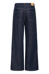 Pulz Dinna Jeans Wide Leg - Dark Blue