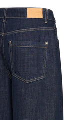 Pulz Dinna Jeans Wide Leg - Dark Blue